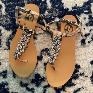 Snake skin sandal, Super cute!